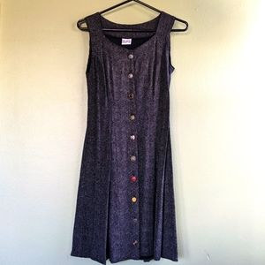 Vintage button down dress